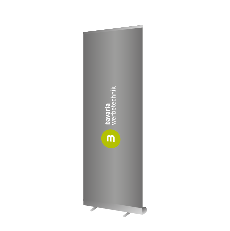 Roll-Up Budget | B 60 cm x H 200 cm | einseitig bedruckt